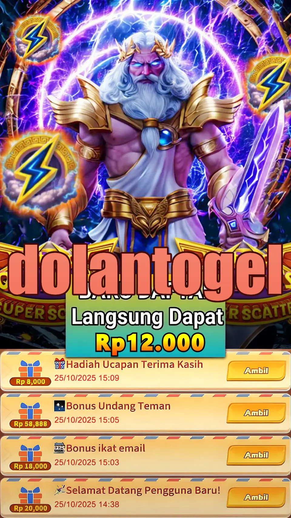 dolantogel Masuk